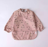 Pink Panda - Toddler & Baby Long Sleeve Waterproof Apron Smock Bib.